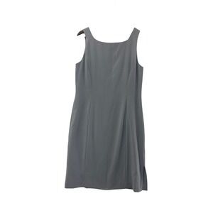 Harold's Grey Sleeveless Dress Sheath Career Cocktail Party Women's Size 8